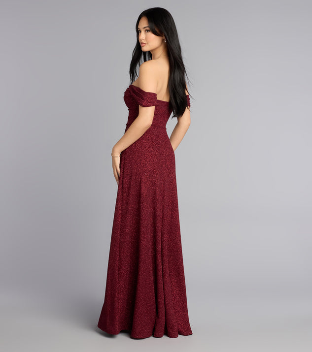 Hope Glitter A-Line Formal Dress