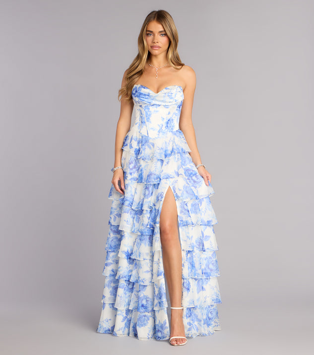 white lace off the shoulder midi dress Roses in the Clouds Midi Dress– Teuta Matoshi main image 1