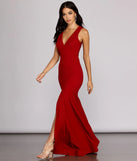 Alicia Lace Crepe Mermaid Gown