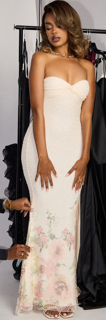 Elissa Beaded Mermaid Formal Dress