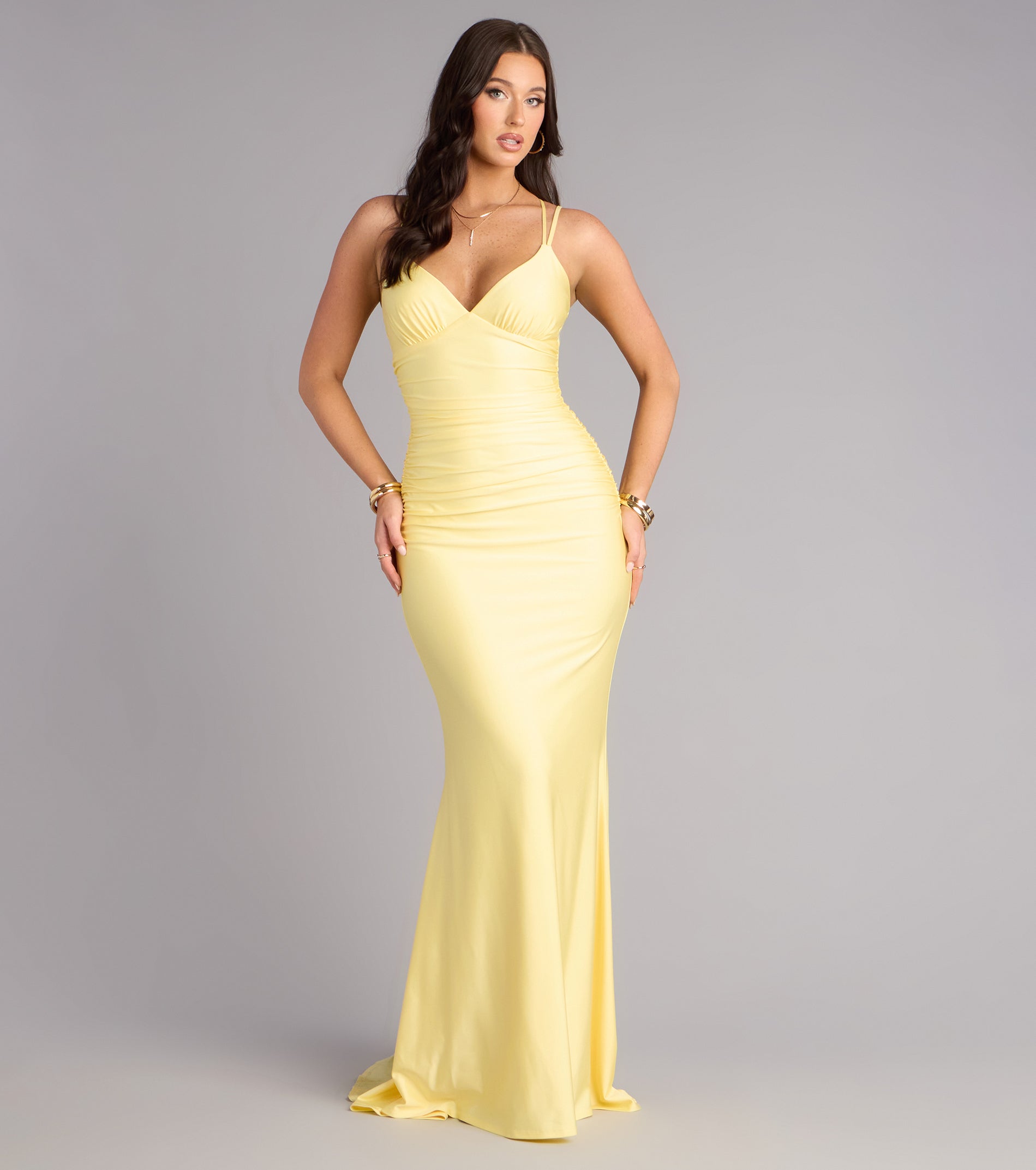Amelia Lace-Up Mermaid Formal Dress | Windsor