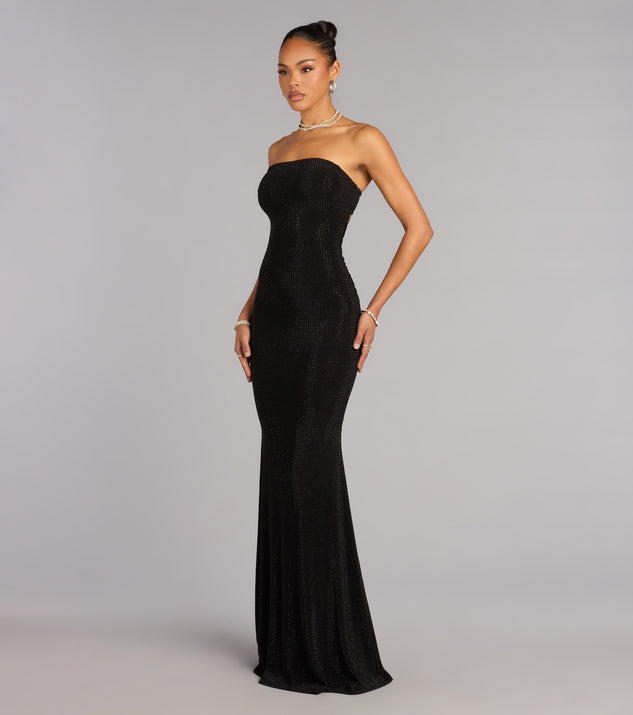 chinese dress ladies Janine Glitter Mermaid Formal Dress
