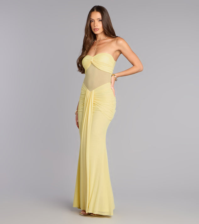 Hailey Strapless Mermaid Formal Dress