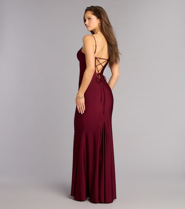 Arlette Corset Lace-Up Mermaid Dress