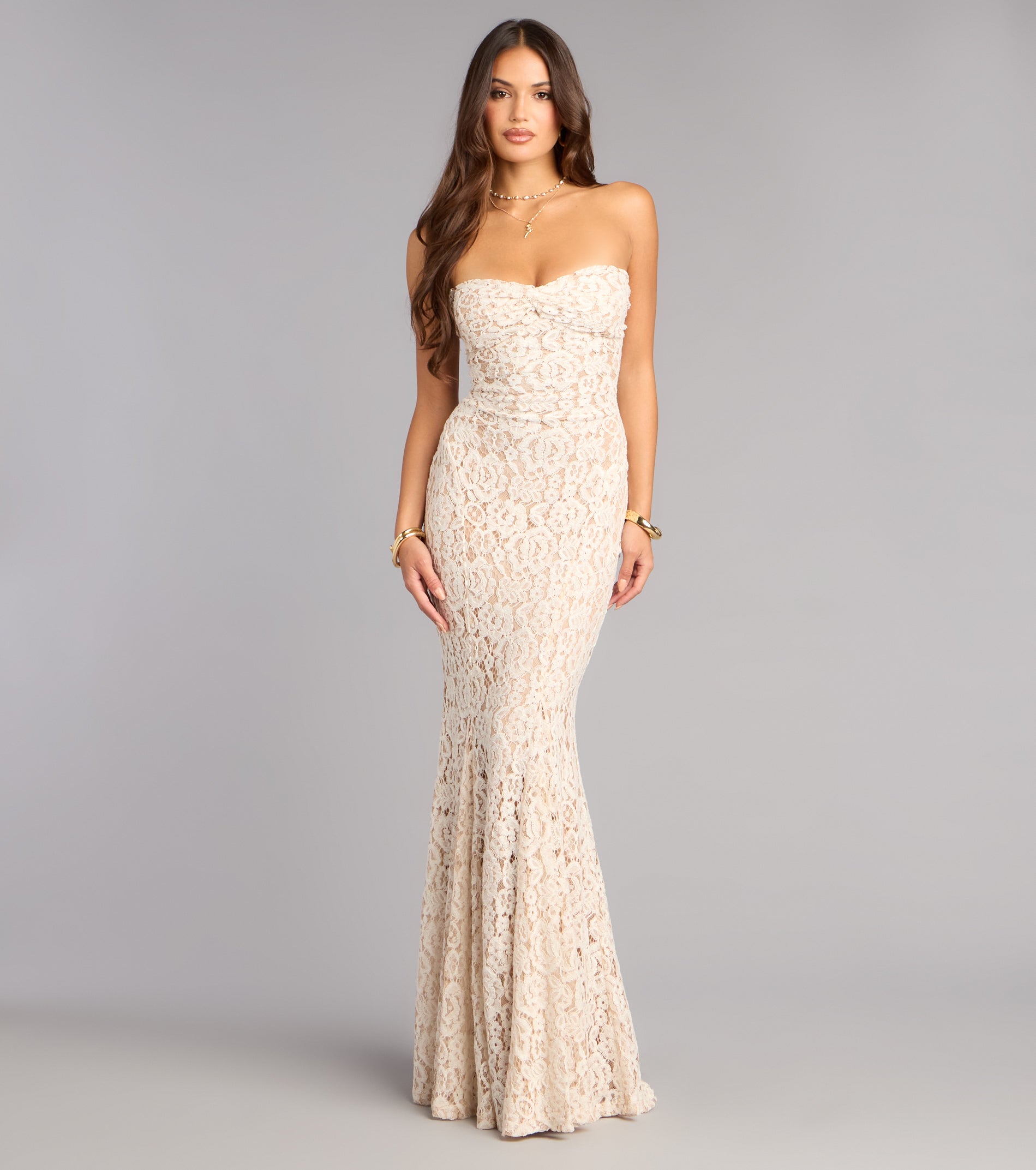 Isabelle Lace Sweetheart Mermaid Formal Dress | Windsor