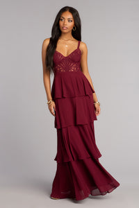 katy prom dresses Katy Crochet Lace A-Line Formal Dress