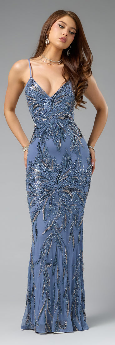 Wrenley Sequin Beaded Formal Dress | Windsor Wrenley Sequin Beaded Formal Dress | Windsor