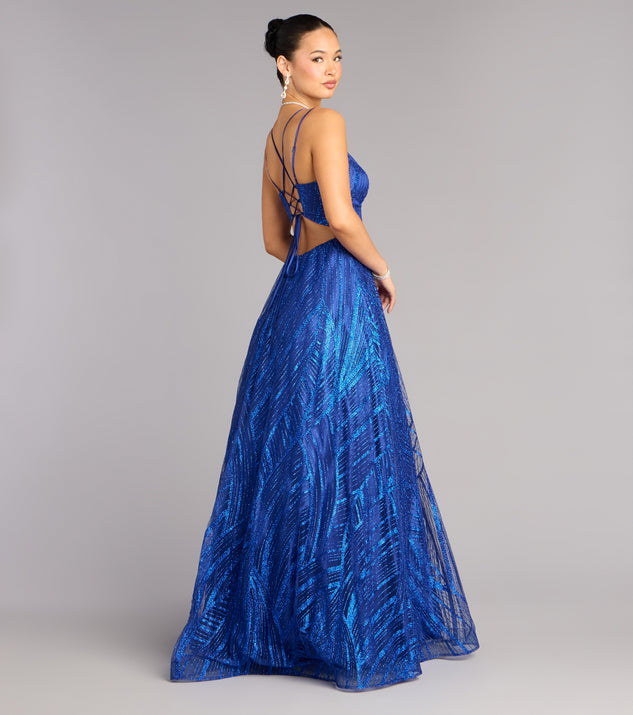 Soraya Glitter A-Line Formal Dress | Windsor Soraya Glitter A-Line Formal Dress | Windsor