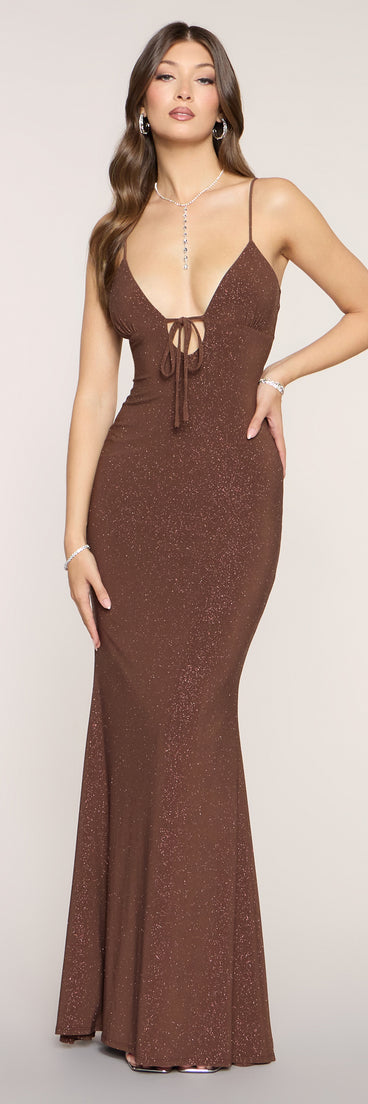 Mckensie Glitter Mermaid Formal Dress
