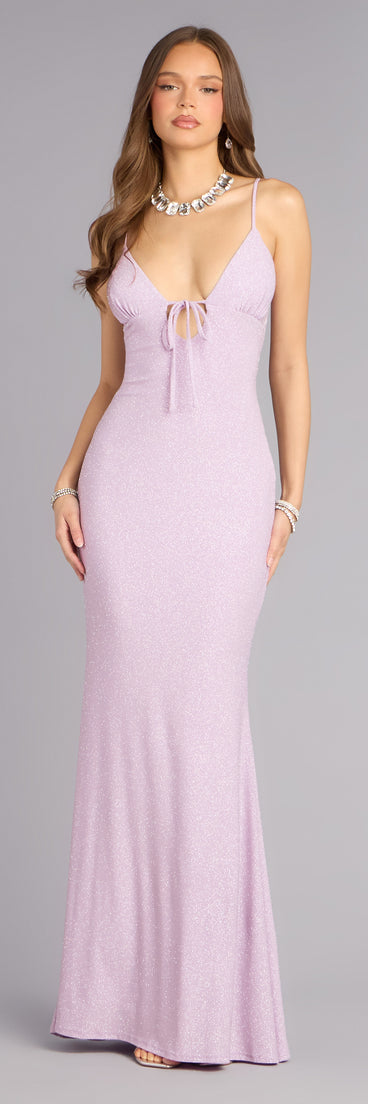 Mckensie Glitter Mermaid Formal Dress