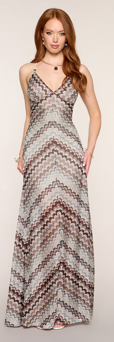 chevron cocktail dress Heavy crpe cocktail dress with chevron print