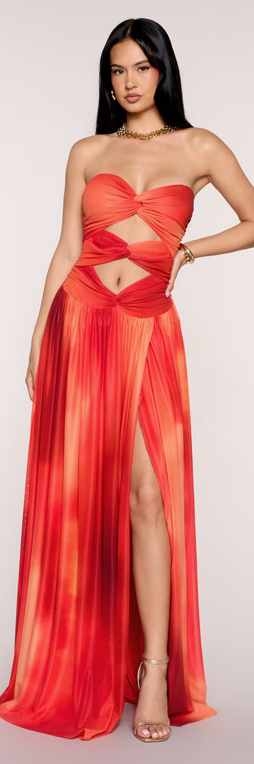 formal dress dallas Dallas Mesh Print Bead Formal Dress