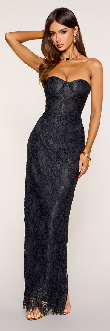 Brietta Lace Sweetheart Corset Formal Dress