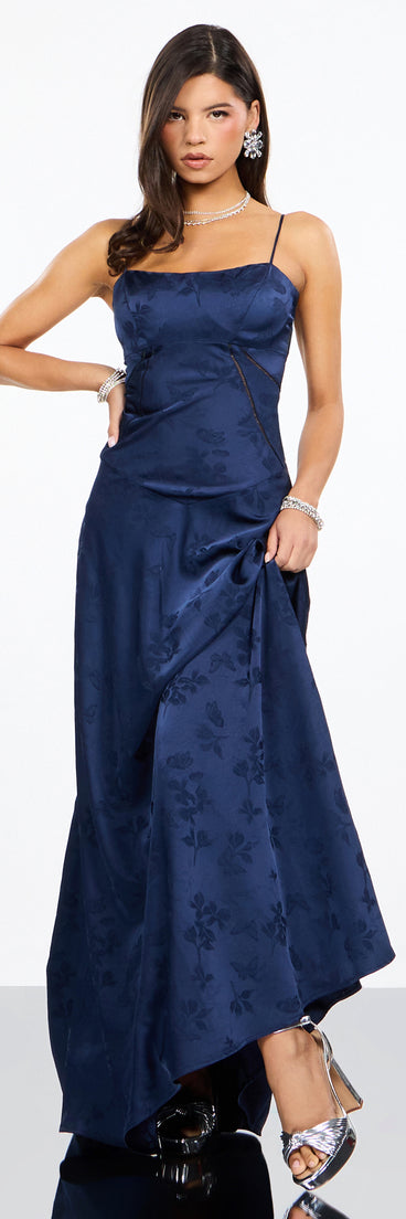 Annistyn Satin A-Line Formal Dress