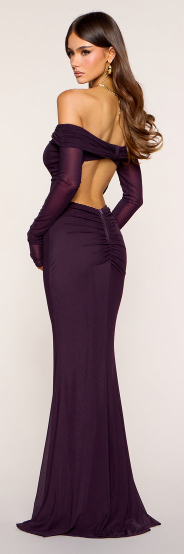 Marleen Long Sleeve Mermaid Formal Dress