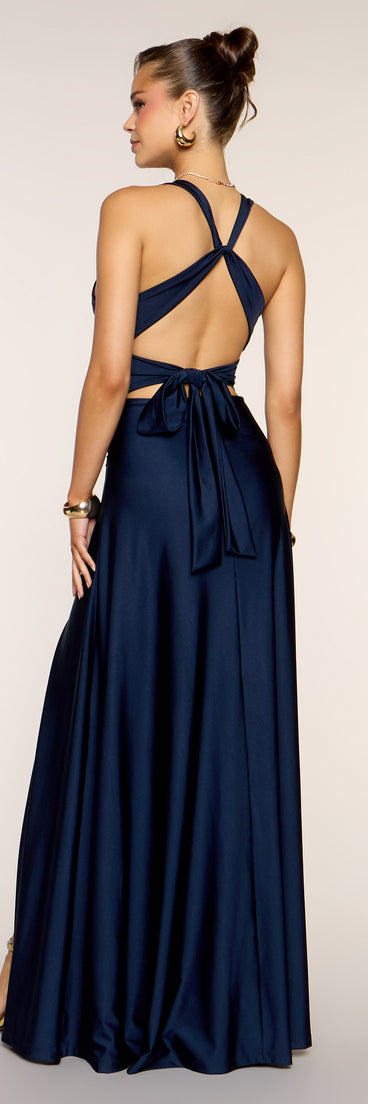Twyla Sleeveless A-Line Formal Dress