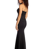 Brieann Formal Strapless Peplum Dress