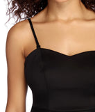 Brieann Formal Strapless Peplum Dress