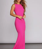 Leandra Open Back Gown