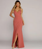 Katerina Crepe Wrap Gown