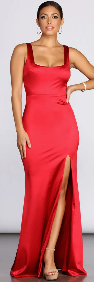 Beatrix Formal Satin Gown