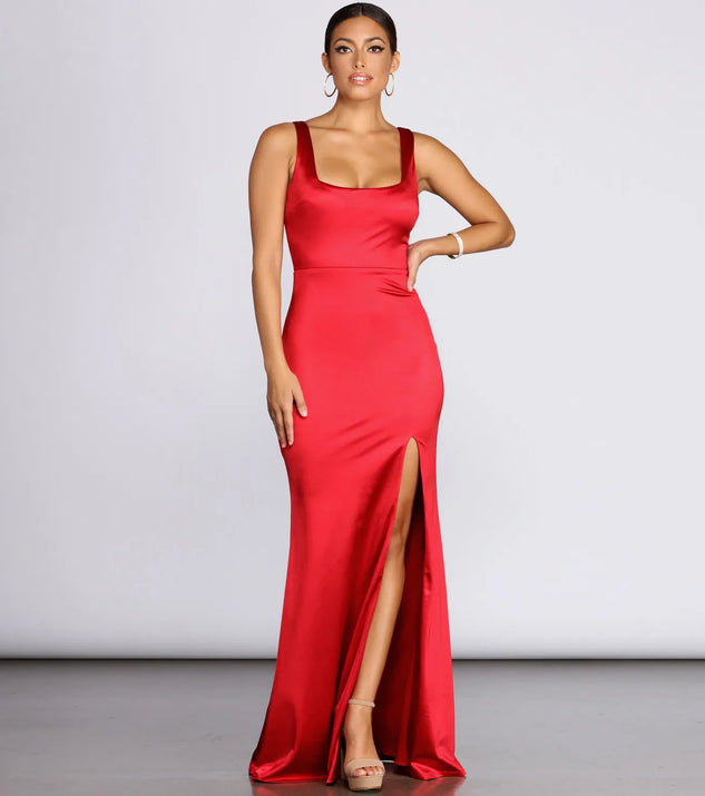 Beatrix Formal Satin Gown