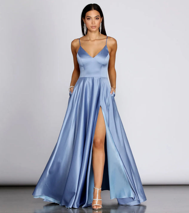 Juliet Formal High Slit Dress 2 | Windsor Juliet Formal High Slit Dress 2 | Windsor