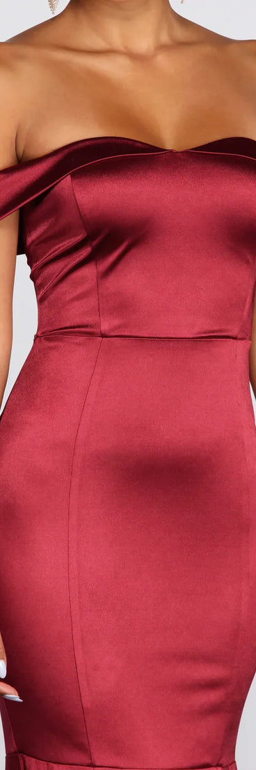 Jayden Satin Mermaid Formal Dress