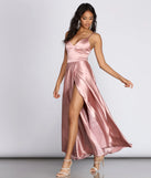 Ryder Satin A-Line Gown