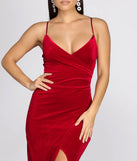 Selma Velvet Wrap Dress