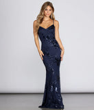 Elodie Sequin Formal Gown
