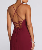 Brianna Chiffon A-Line Dress