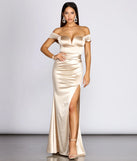 Ali Stretch Satin Sweetheart Gown