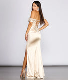 Ali Stretch Satin Sweetheart Gown