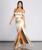 Ali Stretch Satin Sweetheart Gown