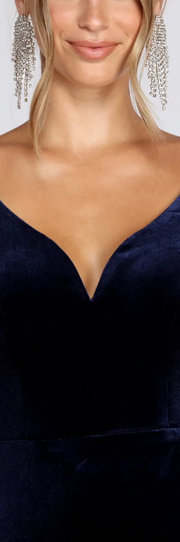 Marian Formal Velvet Gown