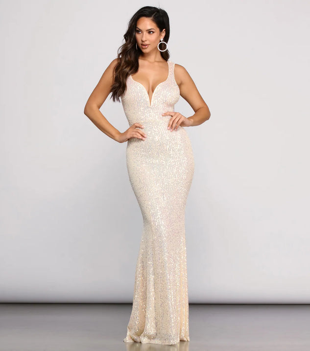 Holga Sequin Gown
