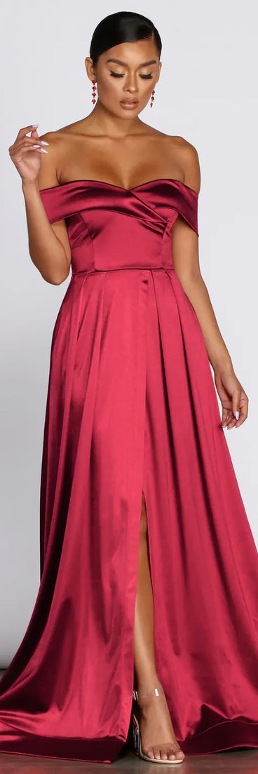 Trish Formal Off The Shoulder Dress