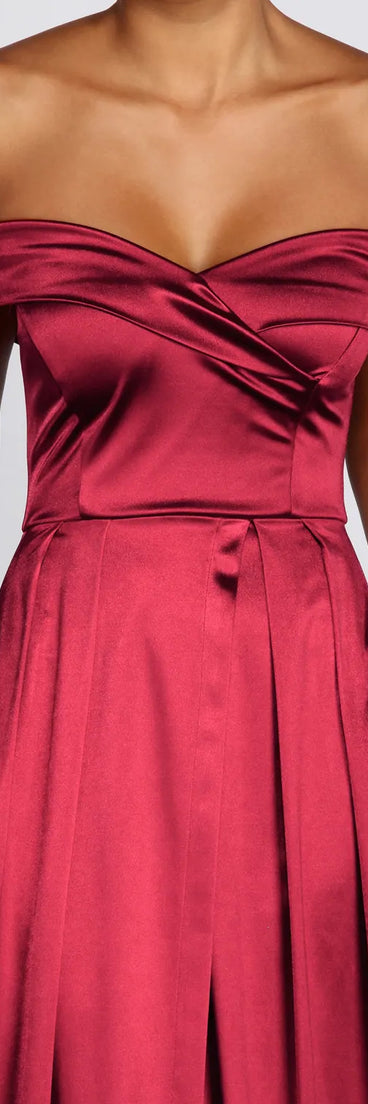 Trish Formal Off The Shoulder Dress