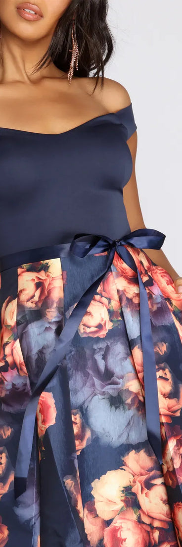 Tatianna Floral Gown