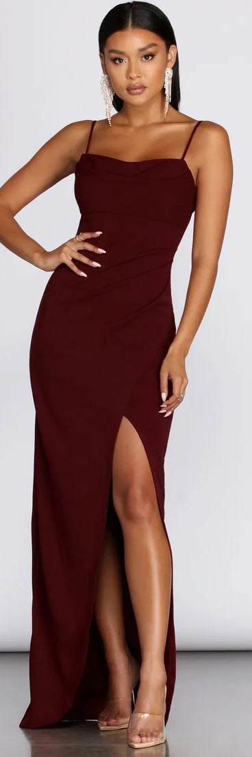 Tamara Formal Sleeveless Wrap Dress