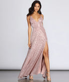 Larissa Formal Metallic Lurex Dress