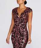Elsie Formal Open Back Sequin Dress