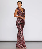 Elsie Formal Open Back Sequin Dress