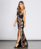 Talia One Shoulder Formal Sequin Dress