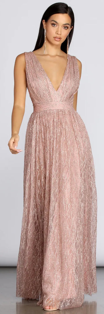 Rosaleen Glitter Gown