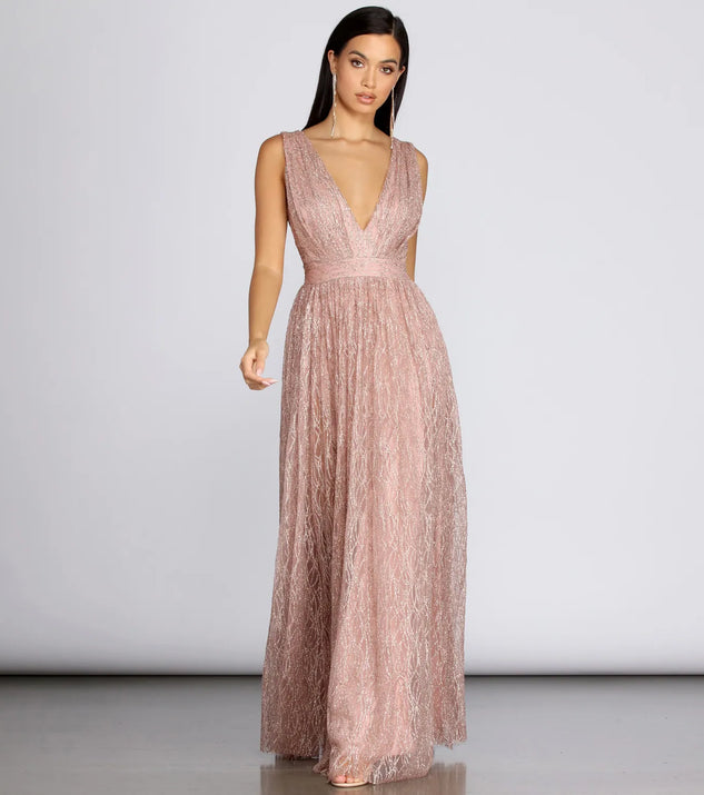 Rosaleen Glitter Gown