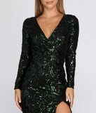 Kendall Formal High Slit Sequin Dress