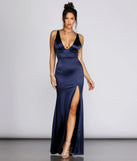 Harrah Satin Mermaid Gown