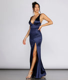 Harrah Satin Mermaid Gown